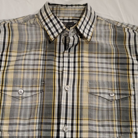 CALIBRATE S/S CASUAL BUTTON DOWN SHIRT - Picture 3 of 3